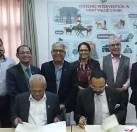 नबिल बैंक र हेफर इन्टरनेशनल नेपाल बिच सम्झौता