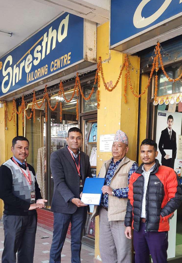 महालक्ष्मी विकास बैंकका ग्राहकलाई श्रेष्ठ टेलरिङ्गमा छुट