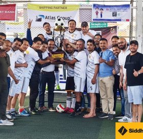 ‘कर्पोरेट फुटसल च्यालेन्ज २०७९’ को उपाधि सिद्धार्थ बैंकलाई