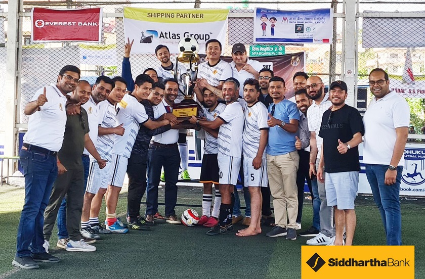 ‘कर्पोरेट फुटसल च्यालेन्ज २०७९’ को उपाधि सिद्धार्थ बैंकलाई