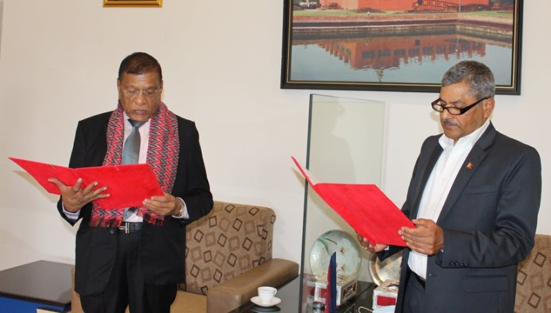 एनआईसी एशिया बैंकका नवनिर्वाचित अध्यक्ष अग्रवालद्वारा शपथ ग्रहण
