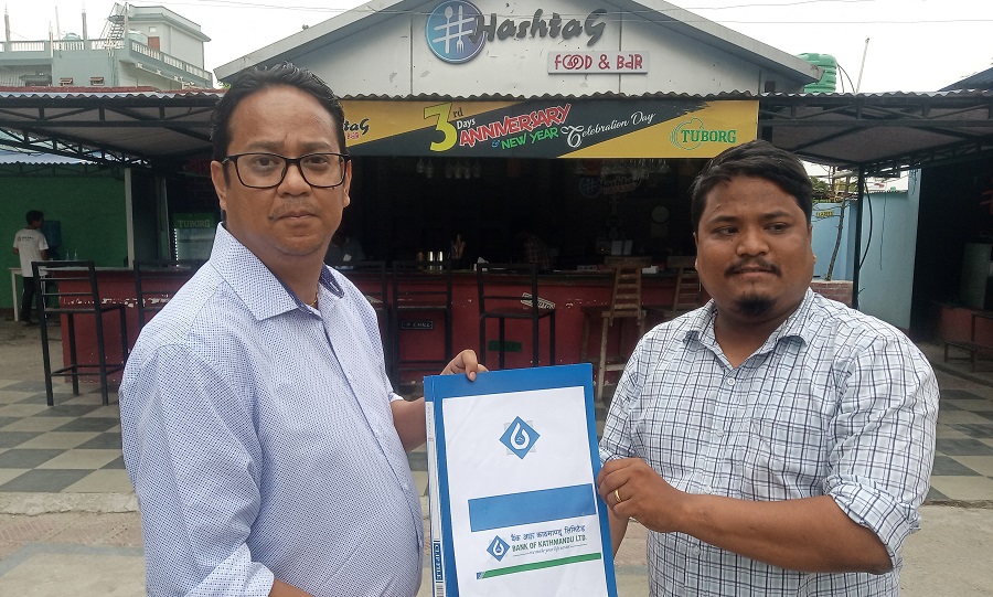 बैंक अफ काठमाण्डूका ग्राहकलाई हसट्याग फुड तथा बारमा विशेष छुट