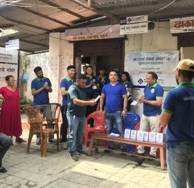 दमौलीमा बैंक अफ काठमाण्डूको क्युआर सेवाको औपचारिक शुरुवात