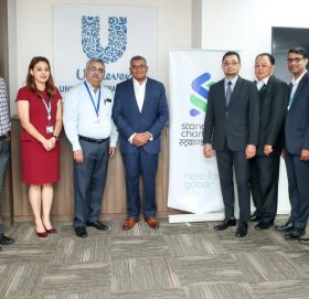 स्ट्याण्डर्ड चार्टर्ड बैंक र युनिलिभर नेपाल लिमिटेडबीच सम्झौता