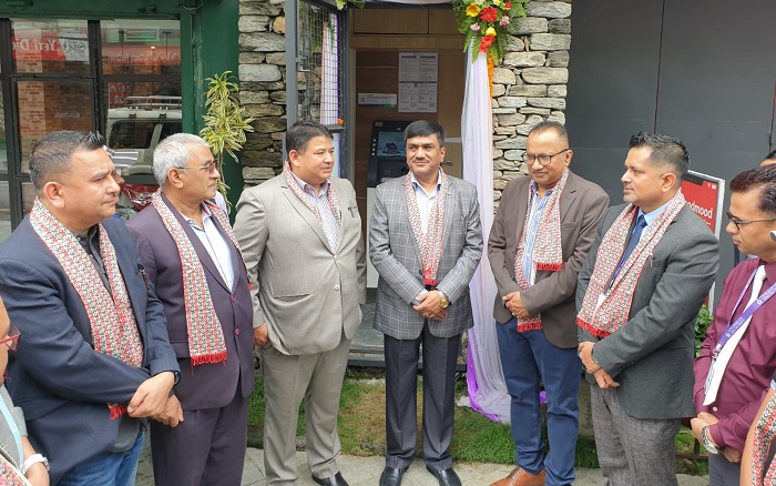 सिभिल बैंकको ९९ औं एटियम पोखराको लेकसाईडमा