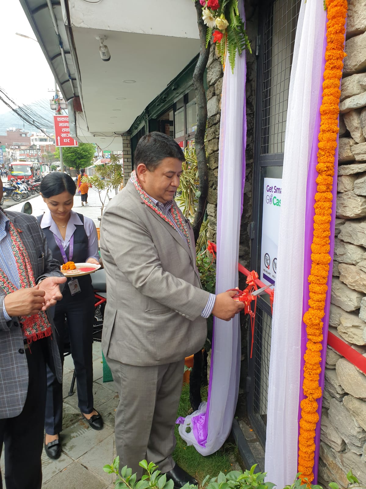 सिभिल बैंकको ९९औं एटिएम पोखराको लेकसाईडमा