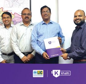 खल्तीबाट एलआईसी नेपालको बीमा प्रिमियम भुक्तानी गर्न सकिने