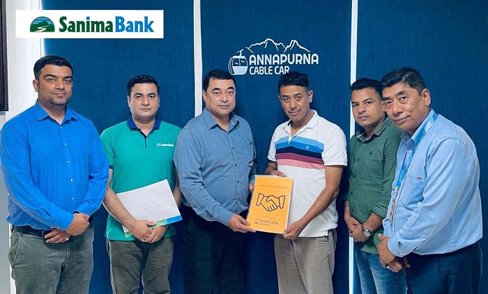 सानिमा बैंकका ग्राहकले अन्नपूर्ण केबलकारको टिकटमा १० प्रतिशत छुट पाउने
