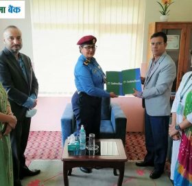 सानिमा बैंक र नेपाल प्रहरी अस्पतालबीच आर्थिक सहयोग गर्ने सम्झौता