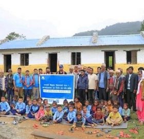 एनएमबि बैंकद्वारा सुर्खेतको सामुदायिक विद्यालयको भवन पुनःनिर्माण