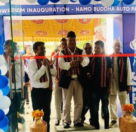 टीभीएसको नयाँ शोरूम ‘नमो बुद्ध अटो पार्ट्स’ सञ्चालनमा