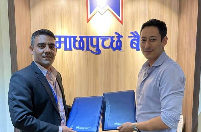 माछापुच्छ्रे बैक र फोकसवान पेमेन्टबीच डिजिटल भुक्तानी सम्झौता