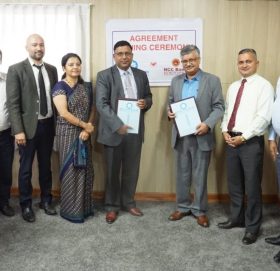 एनसीसी बैंकको साना तथा मझौला कर्जा र कृषि कर्जा सुरक्षण गर्न कोषसँग सम्झौता