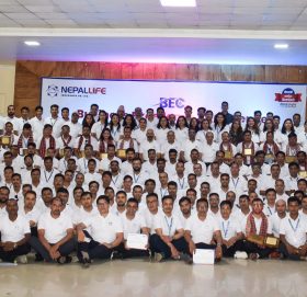 नेपाल लाइफ इन्स्योरेन्सको बिजनेस एक्सिलेन्स कन्फ्रेन्स सौराहामा सम्पन्न