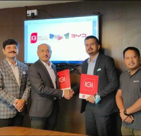 बीवाईडीको बीमा आइएमई जनरलमा हुने, दावी भुक्तानी नगदरहित