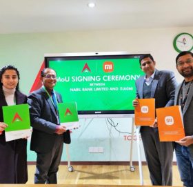 नबिल बैंकका ग्राहकलाई शाओमी ब्राण्डका सामानको इएमआई सुविधा