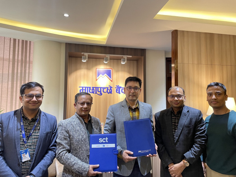 एससीटी र माछापुच्छ्रे बैंकबीच रेमिट्याप वालेटमा स्मार्ट क्यूआरमार्फत भुक्तानी सेवा सञ्चालन गर्ने सम्झौता