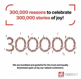 डिशहोम फाइबरनेटको प्रयोगकर्ता तीन लाख नाघ्यो