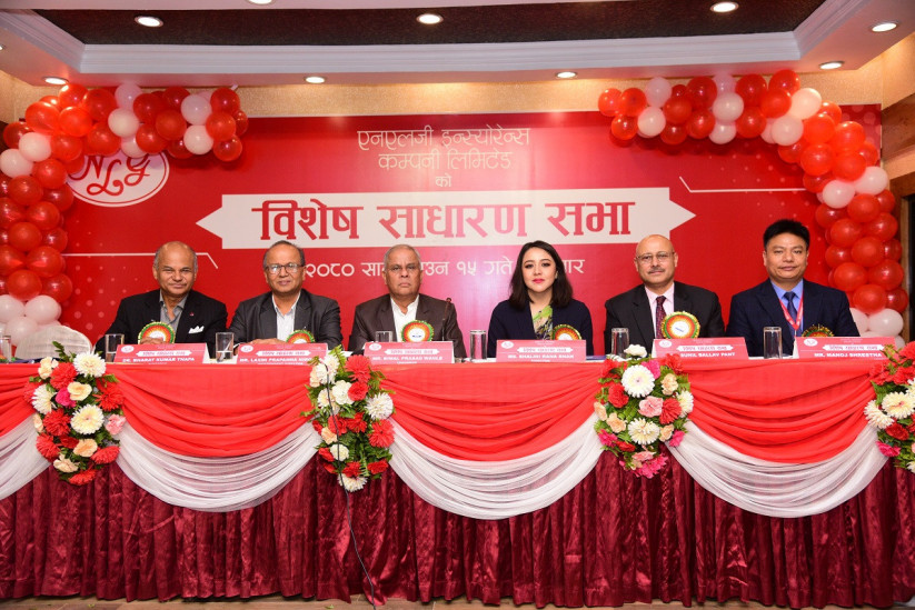 एनएलजी इन्स्योरेन्सको विशेष साधारणसभाबाट ६६% हकप्रद सेयर जारी गर्ने प्रस्ताव पारित