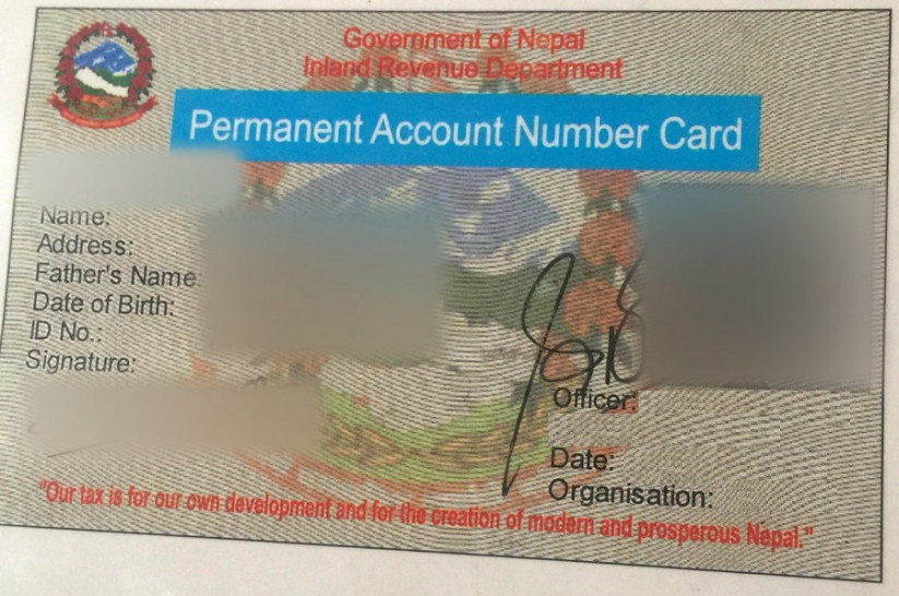 रु. २५ लाख बढीको कर्जा लिने व्यक्तिलाई ‘स्थायी लेखा नम्बर’ अनिवार्य