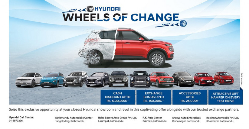 हुन्डाईले ल्यायो ‘ह्विल्स अफ चेन्ज’ एक्सचेन्ज अफर