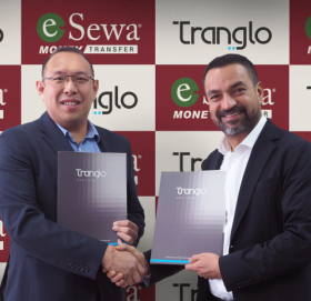इसेवा मनी ट्रान्सफर र ट्रयाङ्ग्लोबीच रेमिट्यान्स भुक्तानी सम्झौता