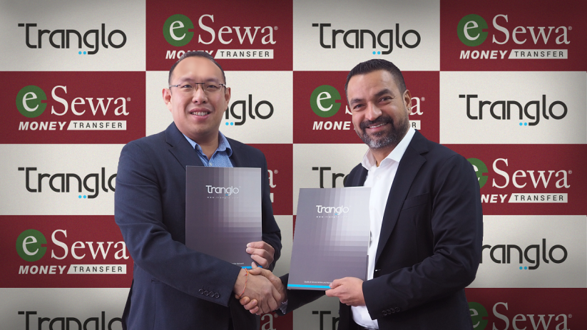 इसेवा मनी ट्रान्सफर र ट्रयाङ्ग्लोबीच रेमिट्यान्स भुक्तानी सम्झौता