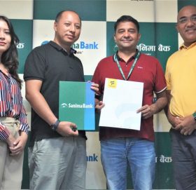 सानिमा बैंकका ग्राहकलाई फुडमाण्डुमा क्यासब्याक