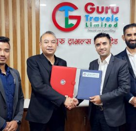 मुक्तिनाथ क्यापिटल र गुरु ट्राभल्सबीच व्यावसायिक सहकार्य गर्ने सहमति