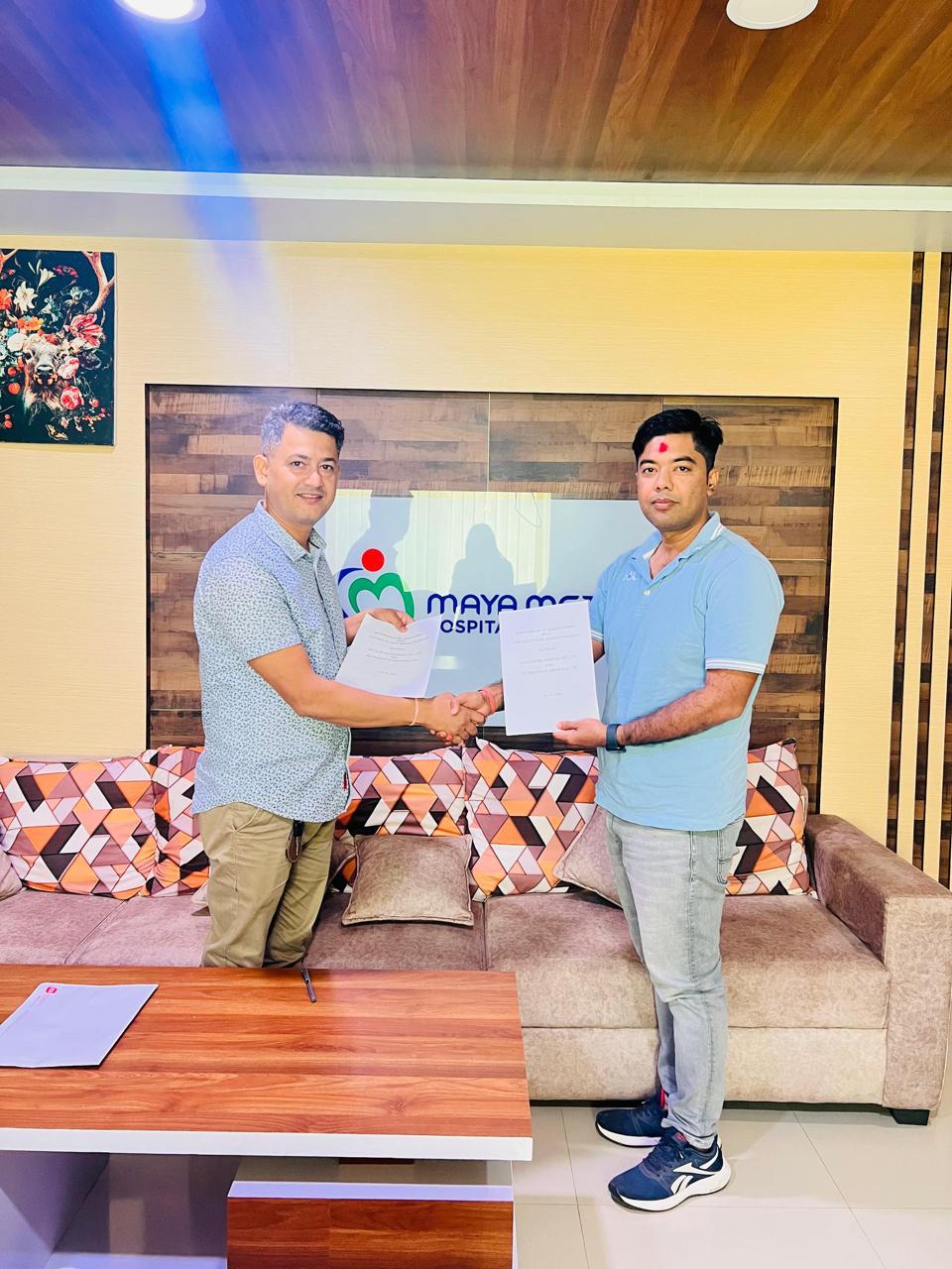 आइजीआई प्रुडेन्सियल इन्स्योरेन्स लिमिटेड र माया मेट्रो अस्पताल बिच सम्झौता