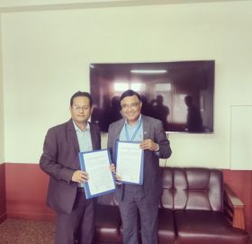 राष्ट्र बैंकको मुद्रा व्यवस्थापन विभागमा माछापुच्छ्रे बैंकको क्यूआर कोड सेवा