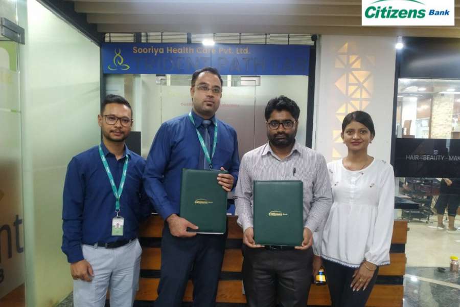 सिटिजन्स बैंकका ग्राहकलाई सूर्या हेल्थ केयरमा १५ प्रतिशत छुट