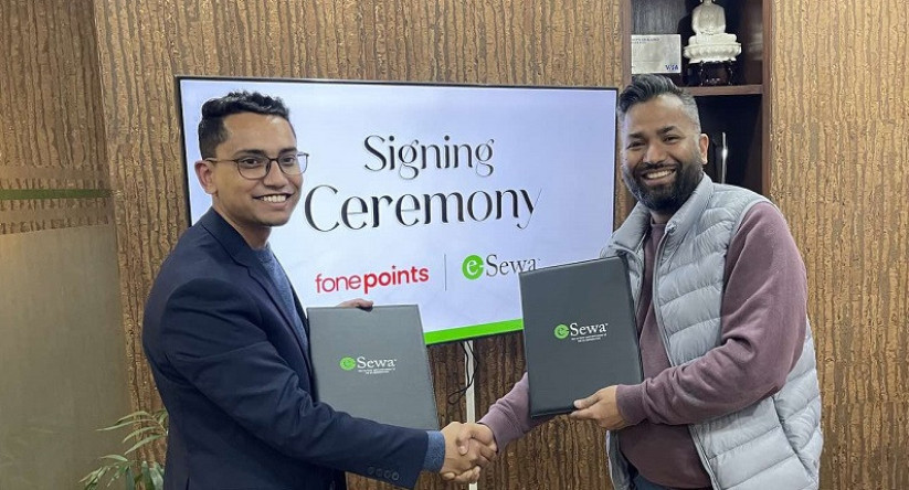 फोनप्वाइन्टस र ई–सेवा बीच साझेदारी,रिवार्ड लोयल्टी कार्यक्रममा सहकार्य