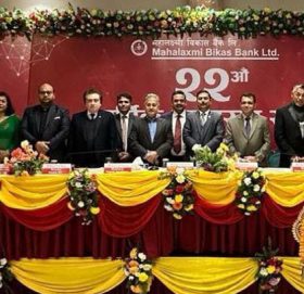 महालक्ष्मी विकास बैंकका सेयरधनीलाई ६.४०% लाभांश