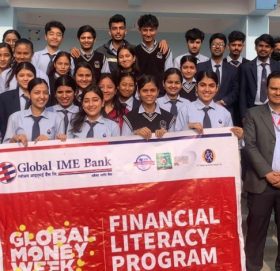 ग्लोबल मनी विकको अवसरमा ग्लोबल आइएमई बैंकको सात वटै प्रदेशमा वित्तीय साक्षरता कार्यक्रम