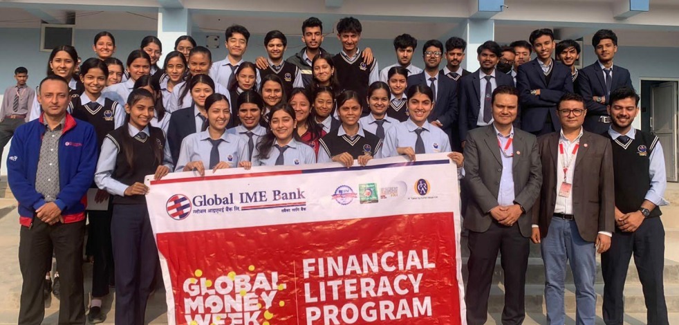 ग्लोबल मनी विकको अवसरमा ग्लोबल आइएमई बैंकको सात वटै प्रदेशमा वित्तीय साक्षरता कार्यक्रम