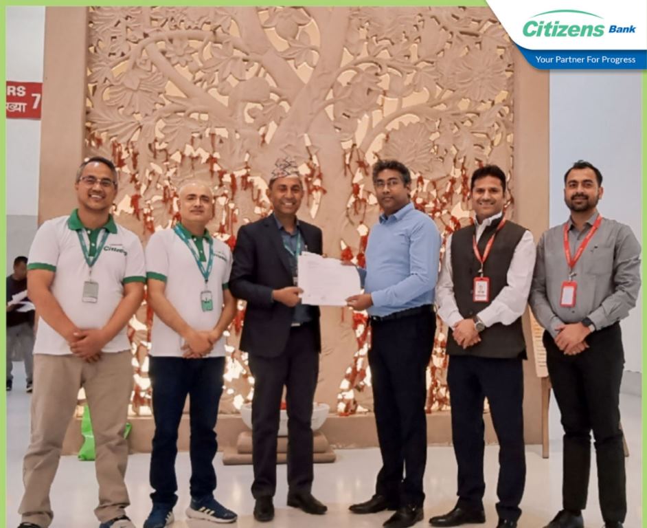 सिटिजन्स बैंक र भारत स्थित मेदान्त–द मेडिसिटि हस्पिटलबीच समझदारी