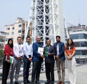 सानिमा बैंकका ग्राहकले स्काईवाक टावरमा १० प्रतिशत