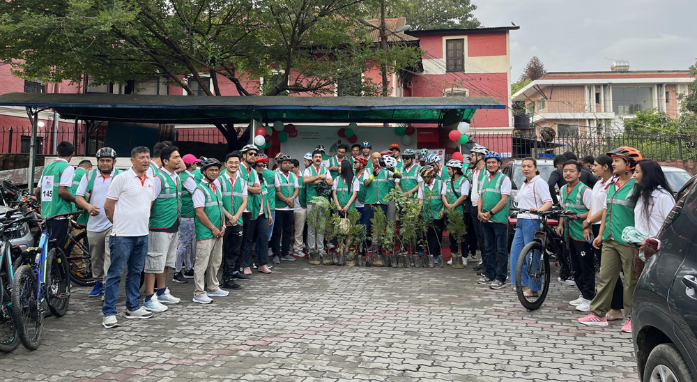 आइजीआई प्रुडेन्सियलको वृक्षारोप र साइकल र्‍याली सम्पन्न