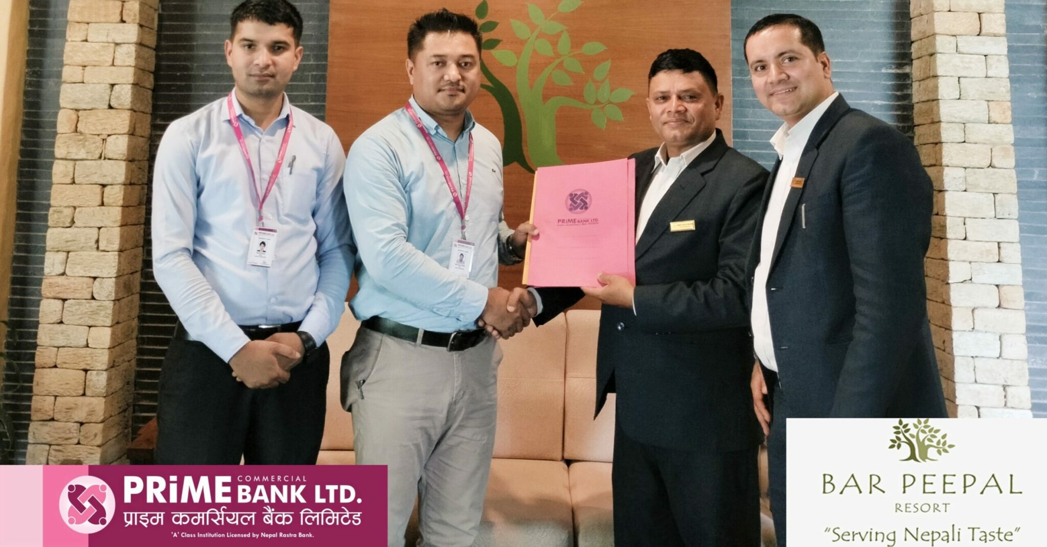 प्राइम कमर्सियल बैंक लि.का ग्राहकलाई बरपिपल रेसोर्टमा बिशेष छुट