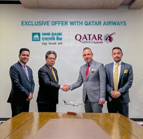 एनएमबि बैंकका ग्राहकले कतार एयरवेजको हवाई टिकटमा आकर्षक छुट पाउने