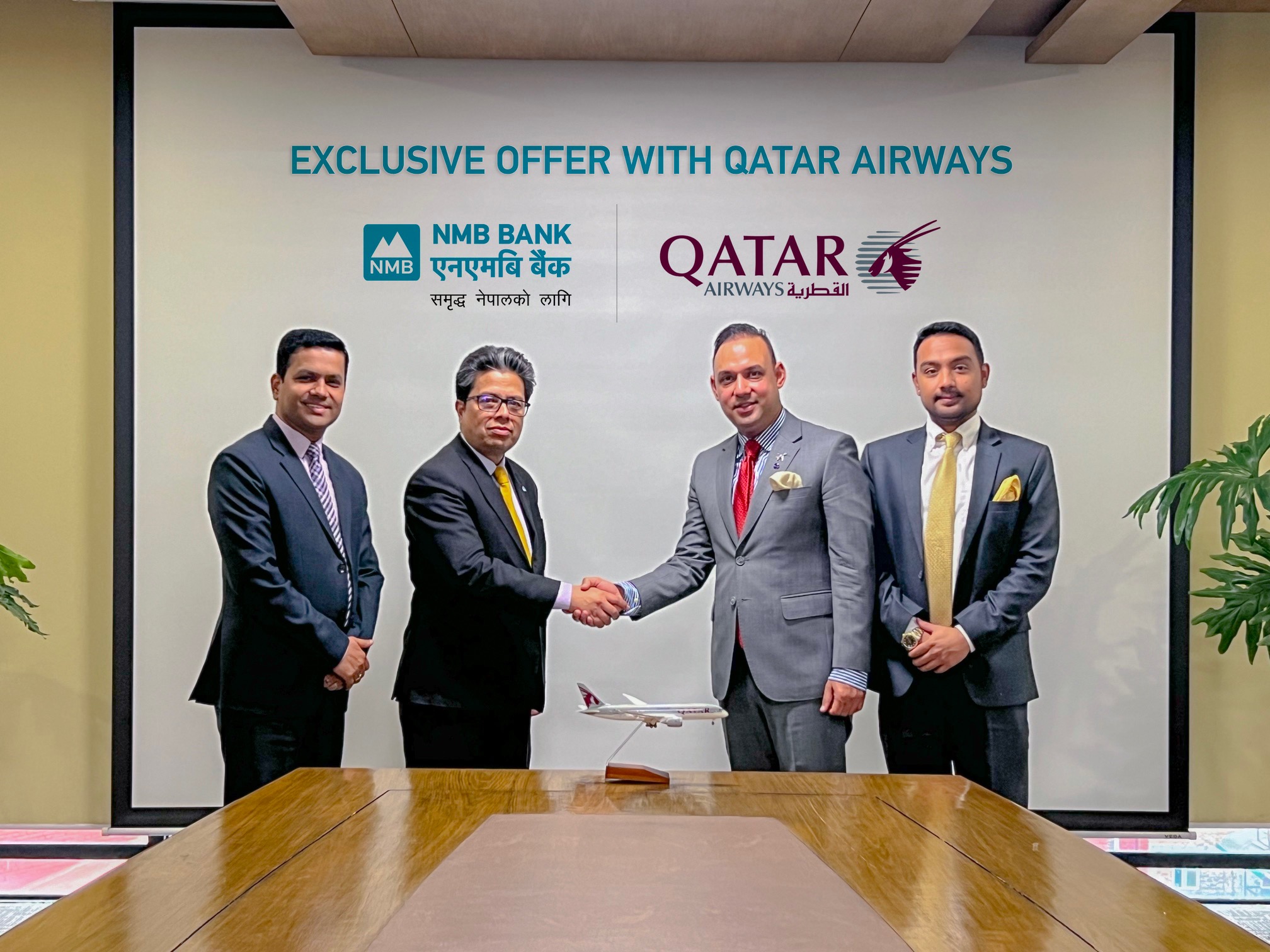 एनएमबि बैंकका ग्राहकले कतार एयरवेजको हवाई टिकटमा आकर्षक छुट पाउने