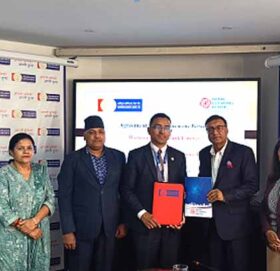 राष्ट्रिय वाणिज्य बैंक र नेपाल क्लियरिङ हाउसबीच क्रस बोर्डर कारोबार गर्ने सम्बन्धी सम्झौता