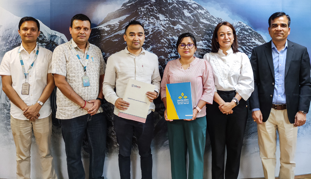 कुमारी बैंक र युएसएआइडीबीच सम्झौता, उद्योगलाई वित्तीय साक्षरतामा जोड्ने