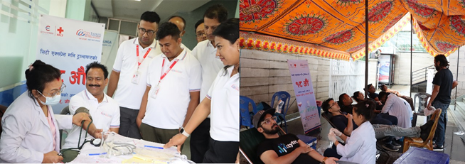 सिटी एक्सप्रेस मनी ट्रान्सफरले १८ औं बार्षिकोत्सवको अवसर पारेर रक्तदान कार्यक्रम आयोजना