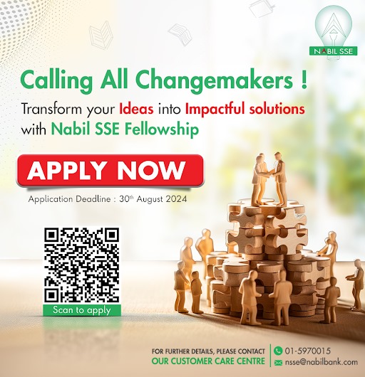 उद्यम गर्न तालिम चाहिएको छ? नबिल बैंकले फेलोसिप कार्यक्रमका लागि खुलायो आवेदन
