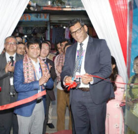 नेपाल एसबिआई बैंकद्वारा बागलुङ बजारका रहेको शाखा स्थानान्तरण