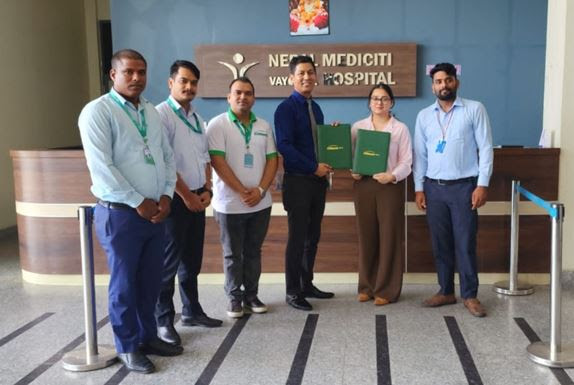 सिटिजन्स बैंक इन्टरनेसनलका ग्राहकले नेपाल मेडिसिटी वयोधा हस्पिटलमा १० प्रतिशत छुट पाउने