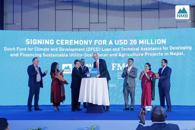 एनएमबि बैंकले सौर्य ऊर्जा र जलविद्युत बिकासको लागि कोष र प्राविधिक सल्लाह ल्याउँदै