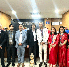 प्रदर्शनी मार्गमा नेपाल इन्भेस्टमेन्ट मेगा बैंकको शाखा सञ्चालन